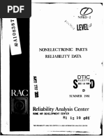 Nonelectronics Reliability Data