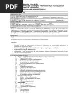 Fundamentos Da Adminsitração