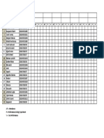 Date Experiment S No. Name Roll No. AT P AT P V AT P V AT P V AT P V AT P V AT P V AT P V Thursday (1:50-3:40)