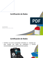 Certificacion Cable
