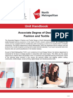 HANDBOOK Associate Degree Fashion and Textile PDF