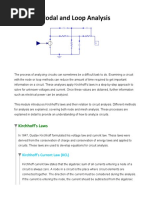 Nodal and Loop Analysis