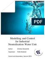 Modelling and Control for Industrial Neutralization Water Unit