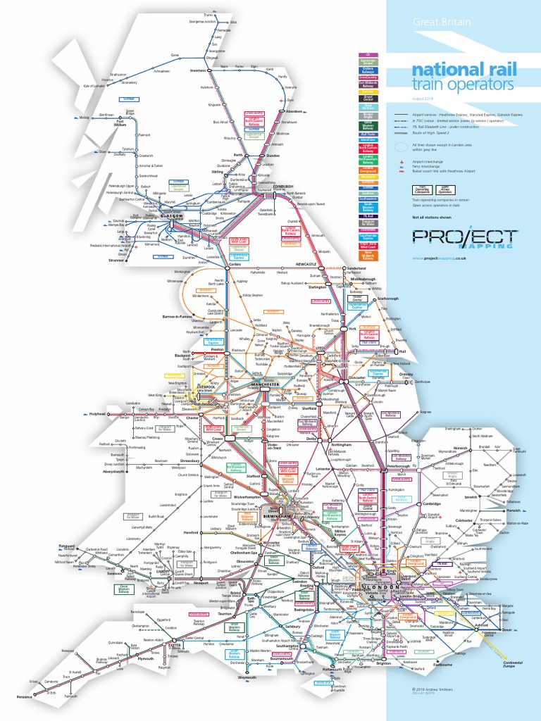 TOCs v51 August 2019 PDF | PDF | Railway Companies | Rail Transport