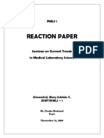 Reaction paper