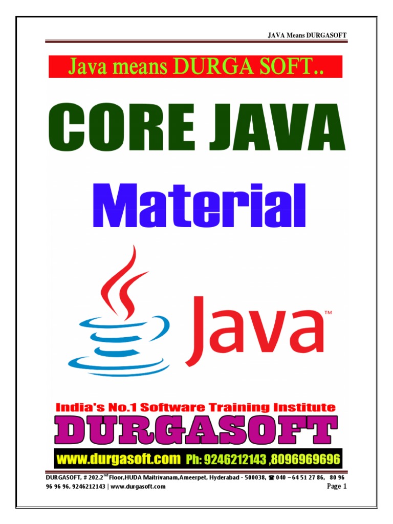 Durgasoft Java Collections Framework | PDF | Class (Computer ...