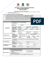 International Youth Exchange Application