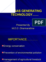 Bio Gas Generating Technology