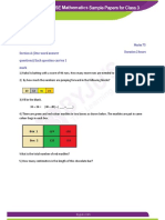 CBSE Sample Paper For Class 3 Mathematics Er