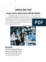 NH NG Bài Thơ Sách Giáo Khoa Xưa