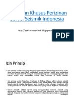 Konsultan Khusus Perizinan Survei Seismik Indonesia