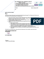 Surat Permintaan Bahan Survei Akreditasi SNARS Edisi 1 Program Khusus RSU Natalia