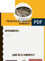 Proceso de Fabricación Del Cemento