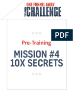 Pre-Training: Mission #4 10X Secrets