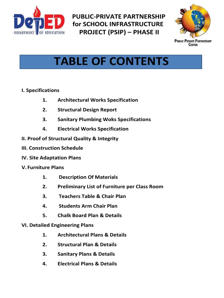 PSIP Phase II School Building Specs | PDF | Door | Beam (Structure)