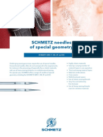 Schmetz Needles of Special Geometry Db Besondere Nadelgeometrie 4s 20190510 En