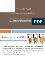 Antenatal Care: Prof - Dr.Najoan N. Warouw, Spog (K)