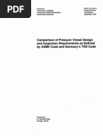 Comparison of Pressure Vessel Design and Inspection Requirements As Defined by ASME Code and Germany - S TRD Code