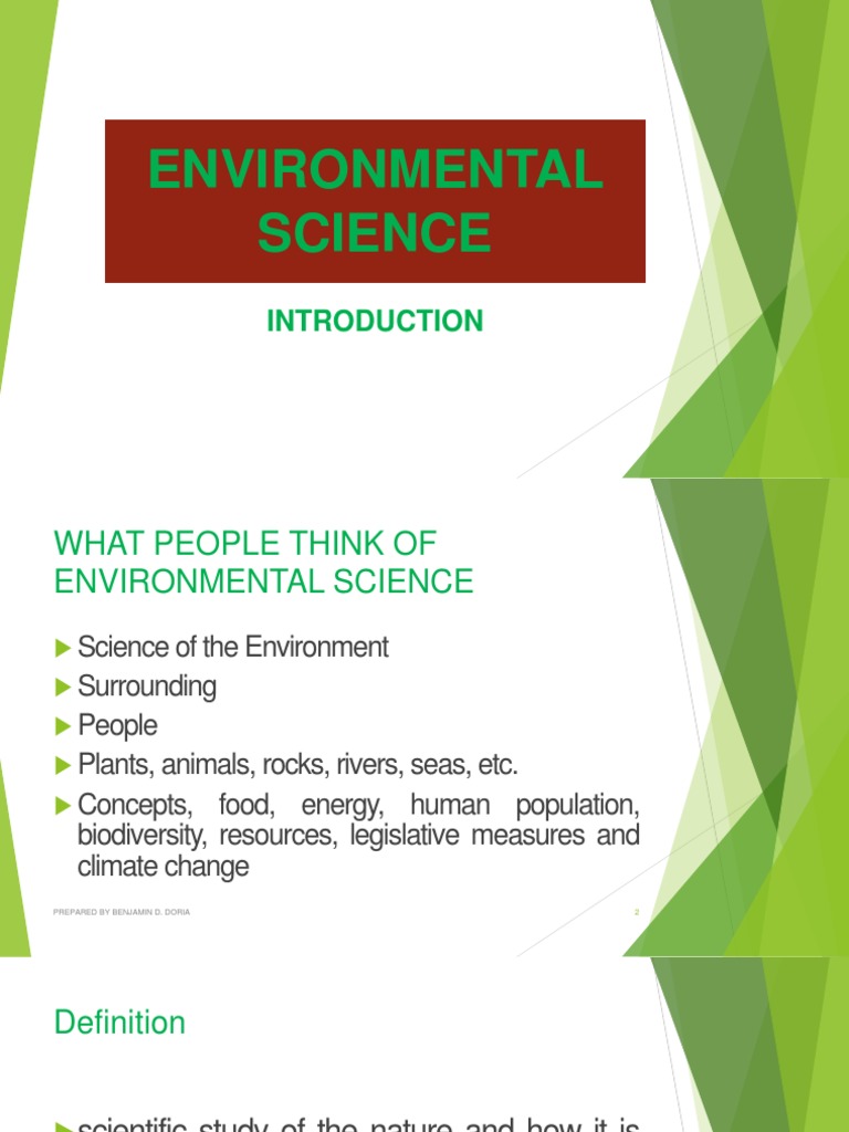 Environmental Science | PDF | Ecology | Environmental Science