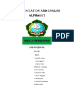 Pronounciation and English Alphabet: Arranged by