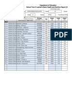 SF 8 Nutrition Report