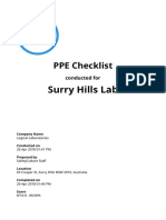 Ppe Checklist Report 2