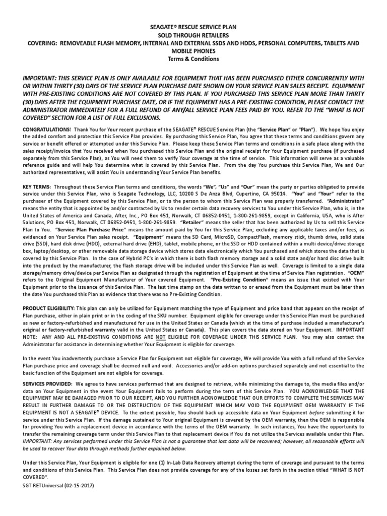 Seagate Rescue Pdf Arbitration Solid State Drive