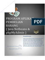 Ebook Lengkap Membuat Program Aplikasi Peminjaman Barang Dengan Menggunakan Java Netbeans IDE 7