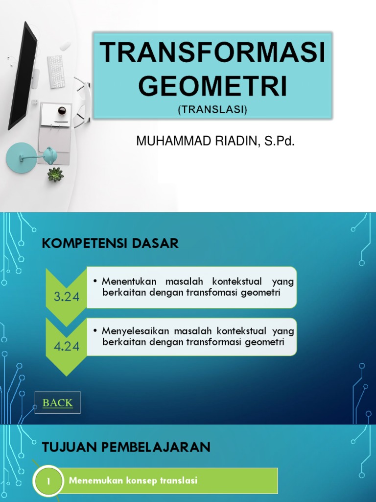 Konsep dan Rumus Translasi Geometri | PDF