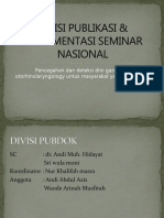 Divisi Publikasi & Dokumentasi Seminar Nasional