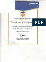 Certificate of Complement