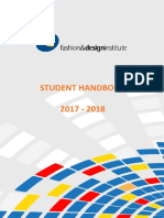 Fashion and Design StudentHandbook 2017-2018
