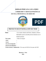 Proyecto Clasificacion de Reos - 2019