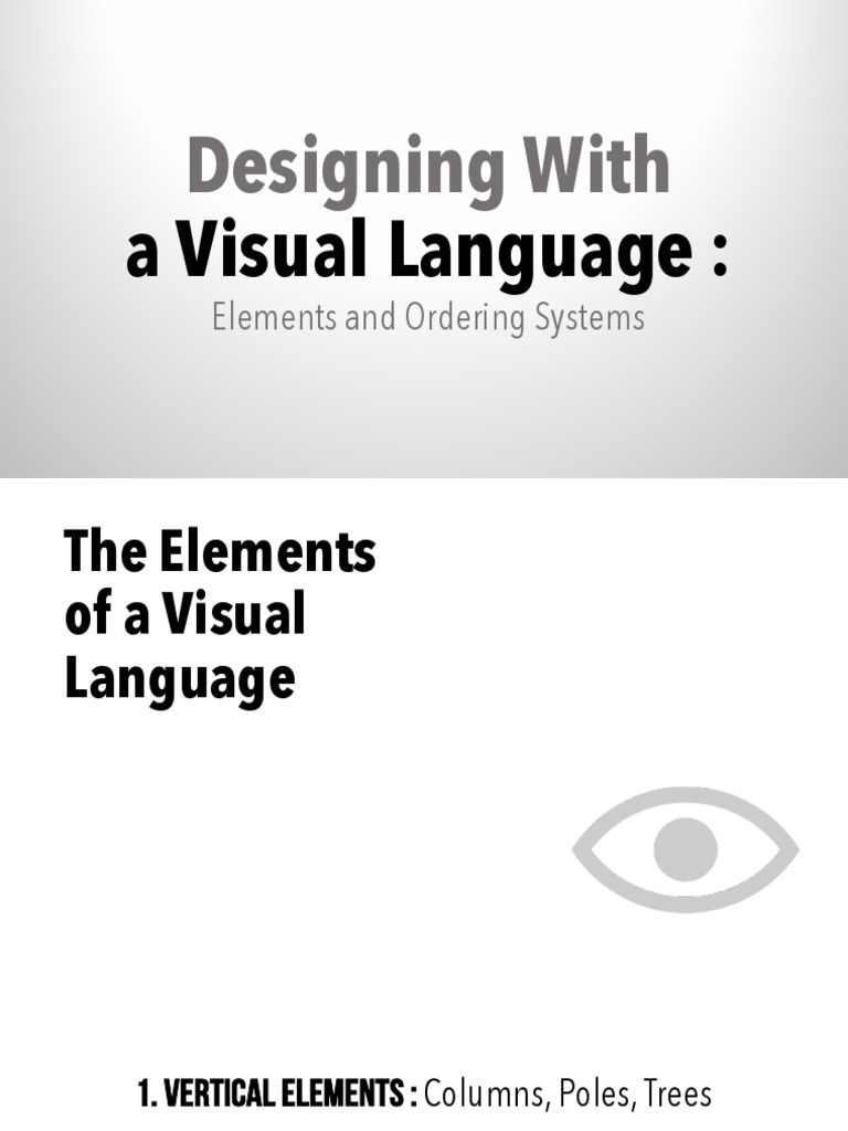 Designing With A Visual Language | PDF