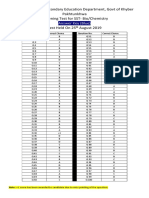 SST Bio-Che Answer Key 25 08 2019 PDF