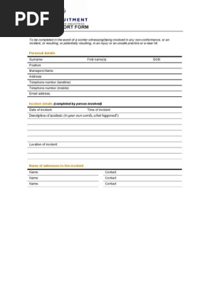 Apex Incident Report