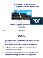 Non-Conventional Energy Sources: Market Survey and Commercial Applications