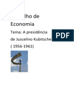 A Presidência de Juscelino Kubitschek