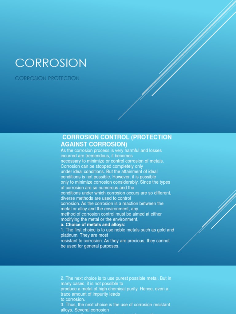 Corrosion | PDF | Corrosion | Metals