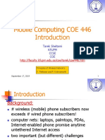 Mobile Computing COE 446: Tarek Sheltami Kfupm Ccse COE