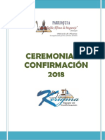 Guia de Ceremonia de Confirmación 2018