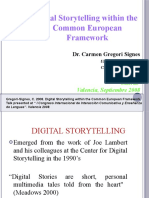 DigitalStorytelling Within The Common European Framework For Education - 2010