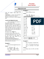Percentage Study Material PDF