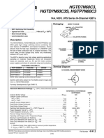 Hgtd7N60C3, Hgtd7N60C3S, Hgtp7N60C3: 14A, 600V, Ufs Series N-Channel Igbts