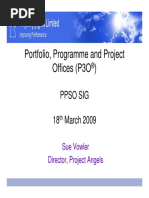 Portfolio, Programme and Project Offices (P3O) : Ppso Sig 18 March 2009