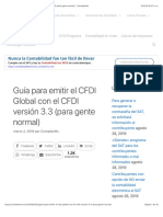 Guía para emitir el CFDI Global con el CFDI versión 3.3 (para gente normal) - ContadorMx