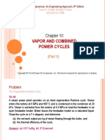 Vapor and Combined Power Cycles: (Part II)