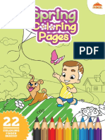 Spring Coloring Pages PDF