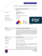 Hydrotur R: Material Safety Data Sheet