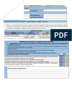 Ficha de Monitoreo y Acompañamiento Al Desempeño Docente 2019